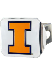 Illinois Fighting Illini Silver Sports Licensing Solutions Color Logo Hitch Cover