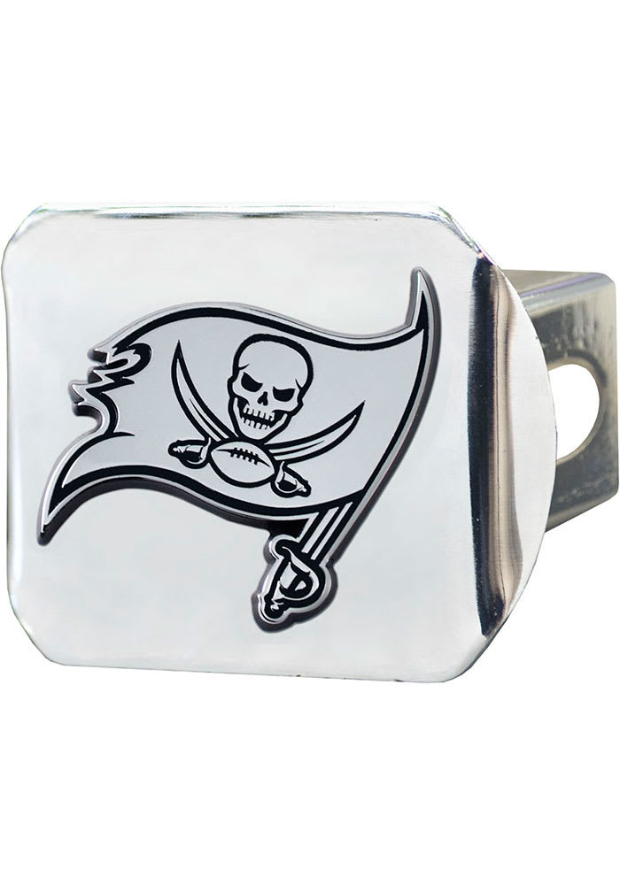 Tampa Bay Buccaneers Chrome Car Accessory Hitch Cover