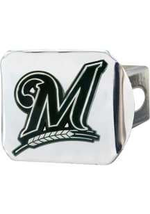 Milwaukee Brewers Chrome Car Accessory Hitch Cover