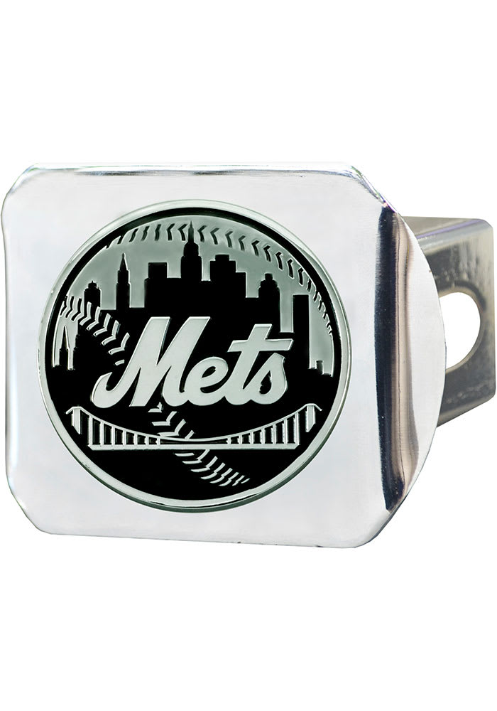 New York Mets Chrome Car Accessory Hitch Cover