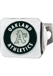 Oakland Athletics Chrome Car Accessory Hitch Cover