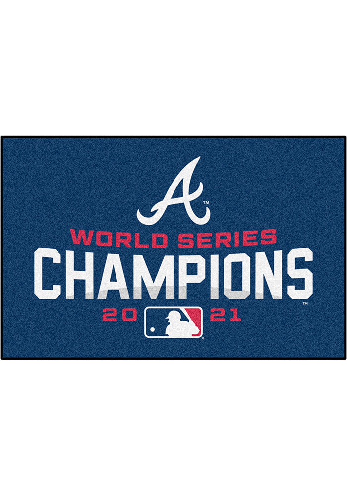 Atlanta Braves 2021 World Series Champions 19x30 Starter Interior Rug