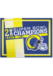 Los Angeles Rams Super Bowl LVI Champions Dynasty 8x10 Interior Rug