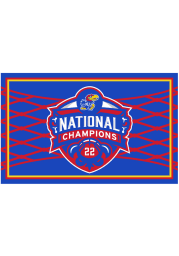 Kansas Jayhawks 2022 Basketball National Champions 3x5 Interior Rug