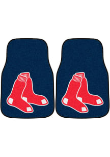 Sports Licensing Solutions Boston Red Sox 2 Piece Carpet Car Mat - Navy Blue
