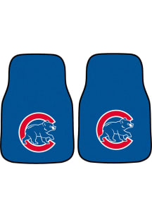Sports Licensing Solutions Chicago Cubs 2 Piece Carpet Car Mat - Blue