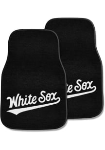 Sports Licensing Solutions Chicago White Sox 2 Piece Carpet Car Mat - Black