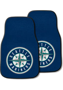 Sports Licensing Solutions Seattle Mariners 2 Piece Carpet Car Mat - Black