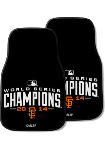 Sports Licensing Solutions San Francisco Giants 2 Piece WS Champs Car Mat - Black