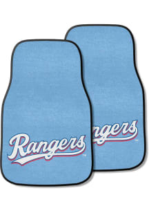 Sports Licensing Solutions Texas Rangers 2 Piece Carpet Car Mat - Blue