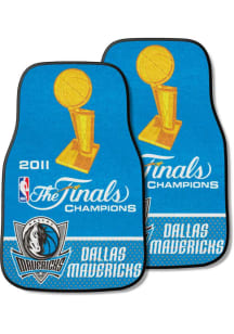 Sports Licensing Solutions Dallas Mavericks 2 Piece Carpet Car Mat - Blue