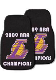 Sports Licensing Solutions Los Angeles Lakers 2 Piece Carpet Car Mat - Black