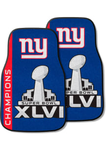 Sports Licensing Solutions New York Giants 2 Piece Carpet Car Mat - Blue