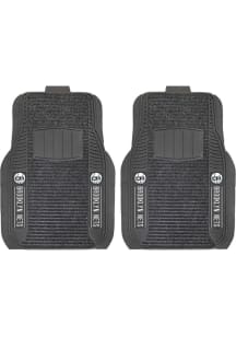 Sports Licensing Solutions Brooklyn Nets 2 Piece Deluxe Car Mat - Black