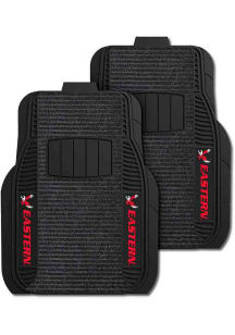Sports Licensing Solutions Eastern Washington Eagles 2 Piece Deluxe Car Mat - Black