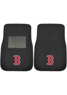 Sports Licensing Solutions Boston Red Sox 2 Piece Embroidered Car Mat - Black