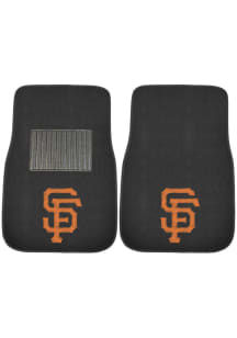 Sports Licensing Solutions San Francisco Giants 2 Piece Embroidered Car Mat - Black