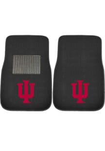 Sports Licensing Solutions Indiana Hoosiers 2 Piece Embroidered Car Mat - Black