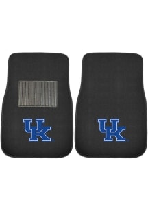 Sports Licensing Solutions Kentucky Wildcats 2 Piece Embroidered Car Mat - Black