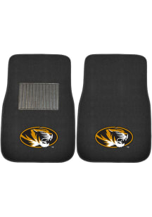 Sports Licensing Solutions Missouri Tigers 2 Piece Embroidered Car Mat - Black