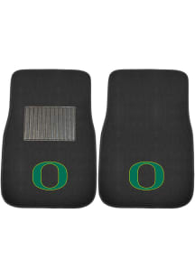 Sports Licensing Solutions Oregon Ducks 2 Piece Embroidered Car Mat - Black