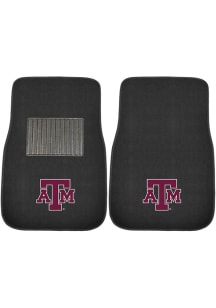 Sports Licensing Solutions Texas A&amp;M Aggies 2 Piece Embroidered Car Mat - Black