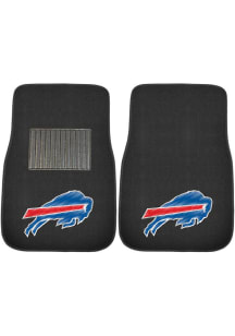 Sports Licensing Solutions Buffalo Bills 2 Piece Embroidered Car Mat - Black