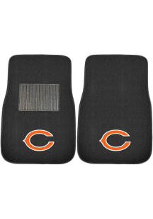 Sports Licensing Solutions Chicago Bears 2 Piece Embroidered Car Mat - Black