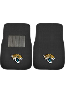 Sports Licensing Solutions Jacksonville Jaguars 2 Piece Embroidered Car Mat - Black