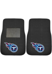 Sports Licensing Solutions Tennessee Titans 2 Piece Embroidered Car Mat - Black