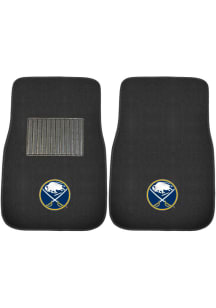 Sports Licensing Solutions Buffalo Sabres 2 Piece Embroidered Car Mat - Black