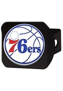 Philadelphia 76ers Full color on black Car Accessory Hitch Cover