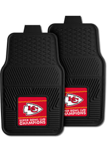 Sports Licensing Solutions Kansas City Chiefs Super Bowl LVIII Champions Vinyl 2 Piece Car Mat -..