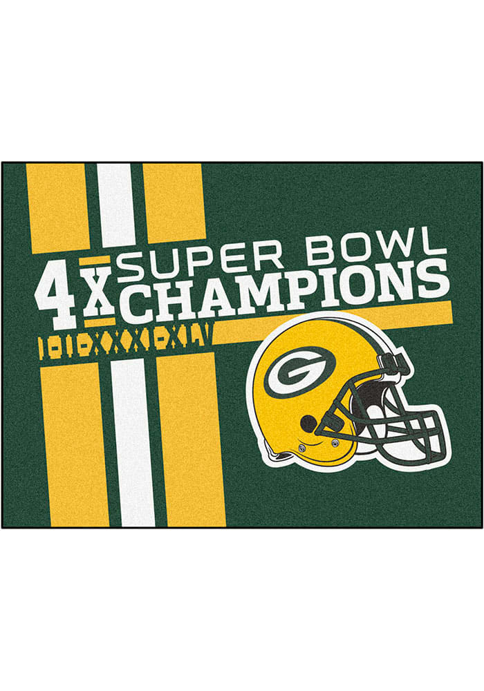 Green Bay Packers 4x Super Bowl Champs Banner – Green Bay Stuff