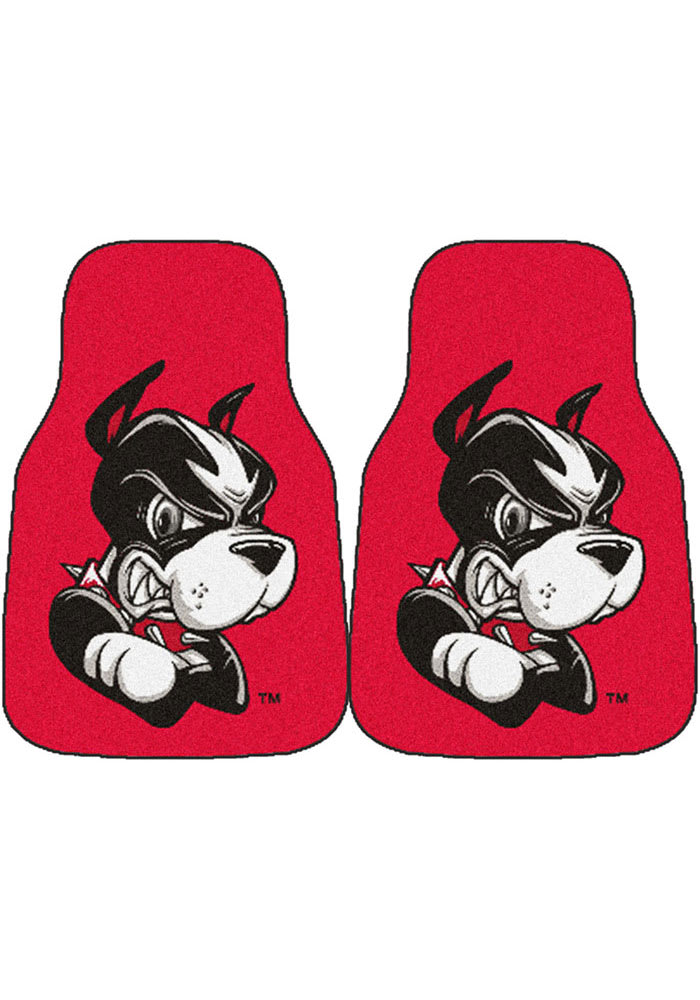 Sports Licensing Solutions Boston Terriers 2-Piece Carpet Car Mat - Red