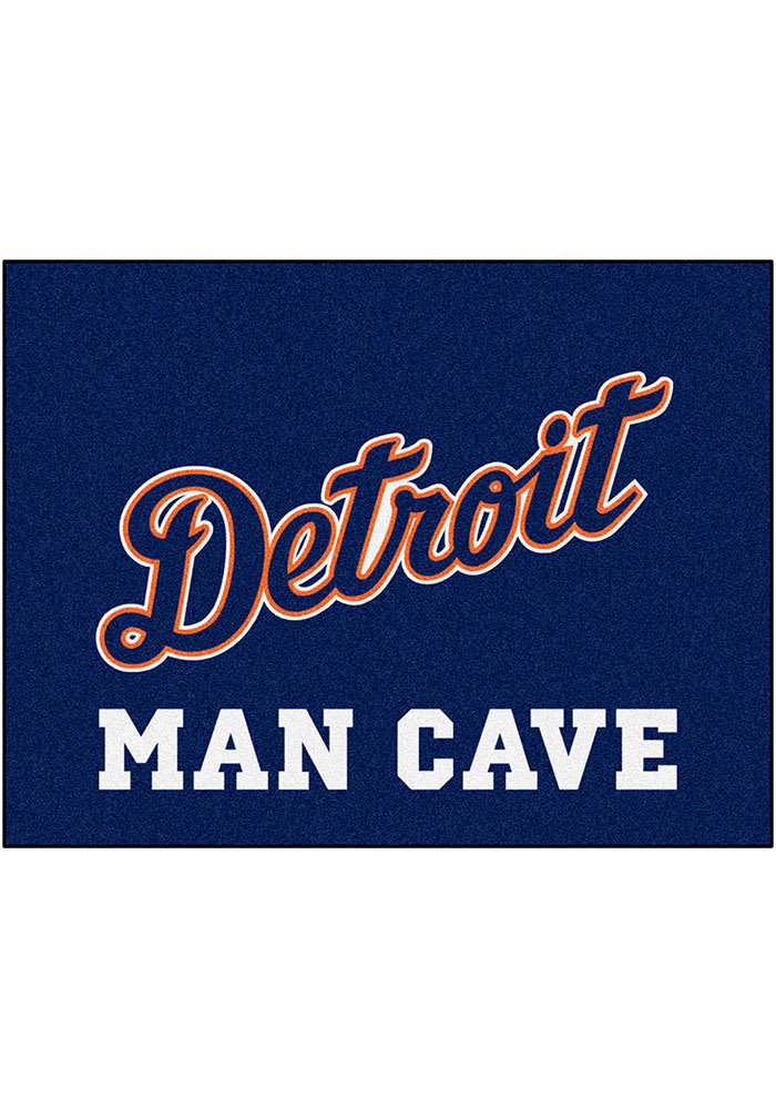 Detroit Tigers Man Cave All Star Interior Rug