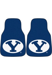Sports Licensing Solutions BYU Cougars 2-Piece Carpet Car Mat - Black