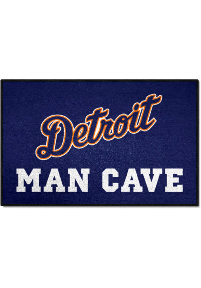 Detroit Tigers Man Cave Starter Interior Rug