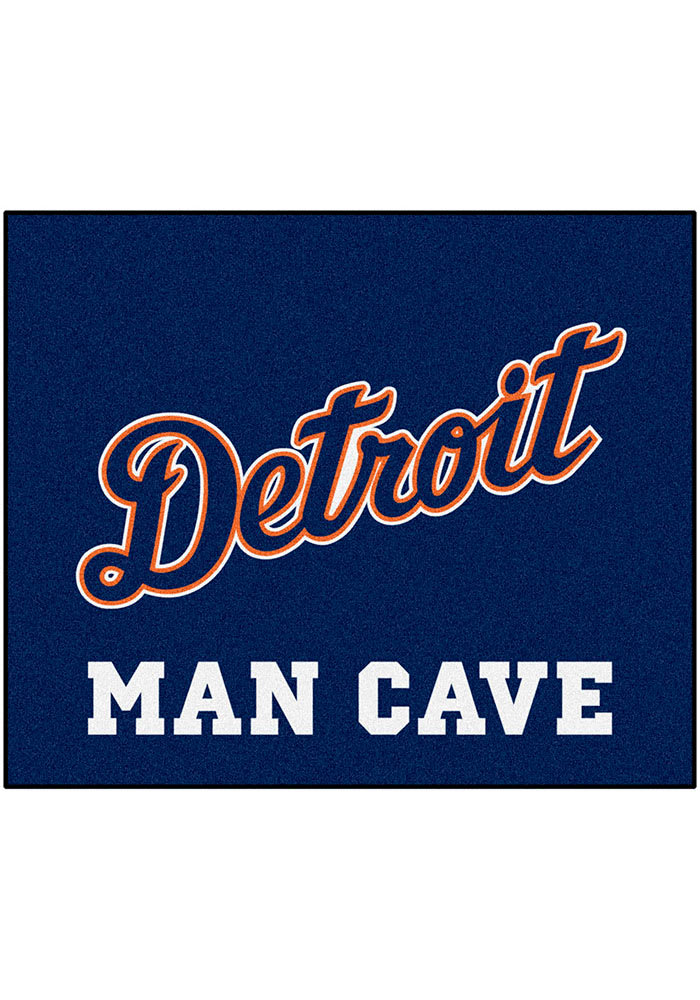 Detroit Tigers Man Cave Tailgater Interior Rug
