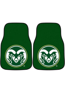 Sports Licensing Solutions Colorado State Rams 2-Piece Carpet Car Mat - Green