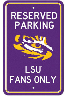 Sports Licensing Solutions LSU Tigers Parking Sign