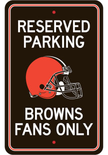 Sports Licensing Solutions Cleveland Browns Parking Sign