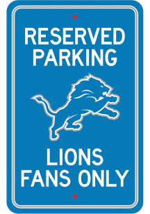 Sports Licensing Solutions Detroit Lions Parking Sign