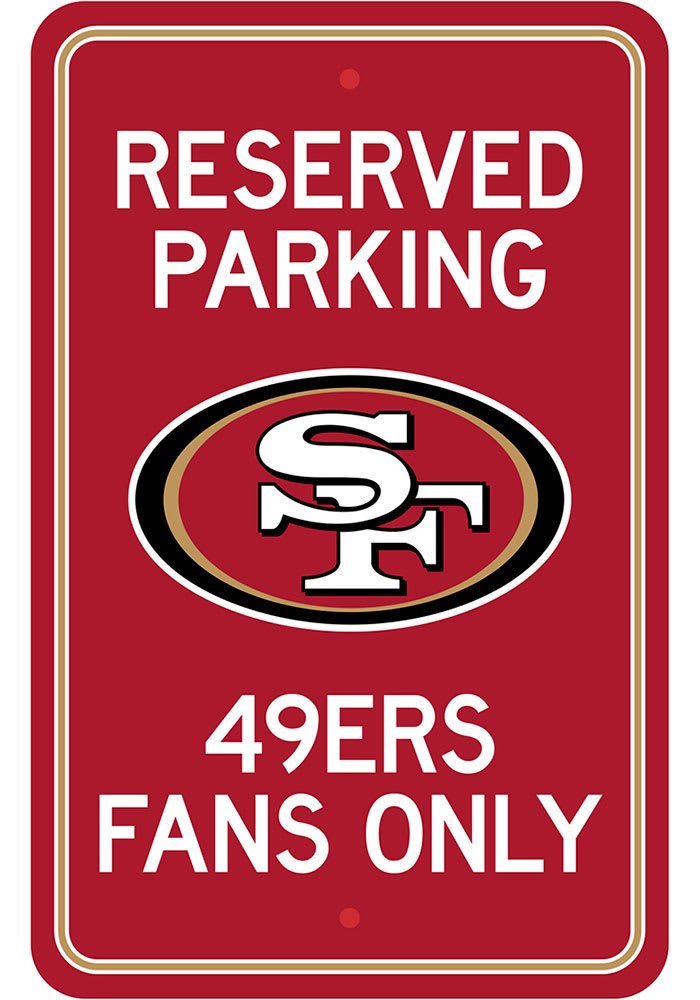 Sports Licensing Solutions San Francisco 49ers Parking Sign