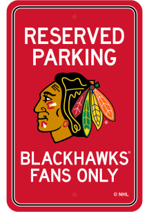 Sports Licensing Solutions Chicago Blackhawks Parking Sign