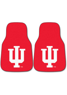 Indiana Hoosiers Red Sports Licensing Solutions 2-Piece Carpet Car Mat