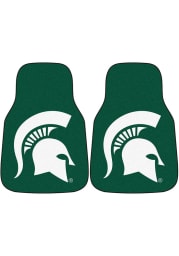 Sports Licensing Solutions Michigan State Spartans 2-Piece Carpet Car Mat - Green