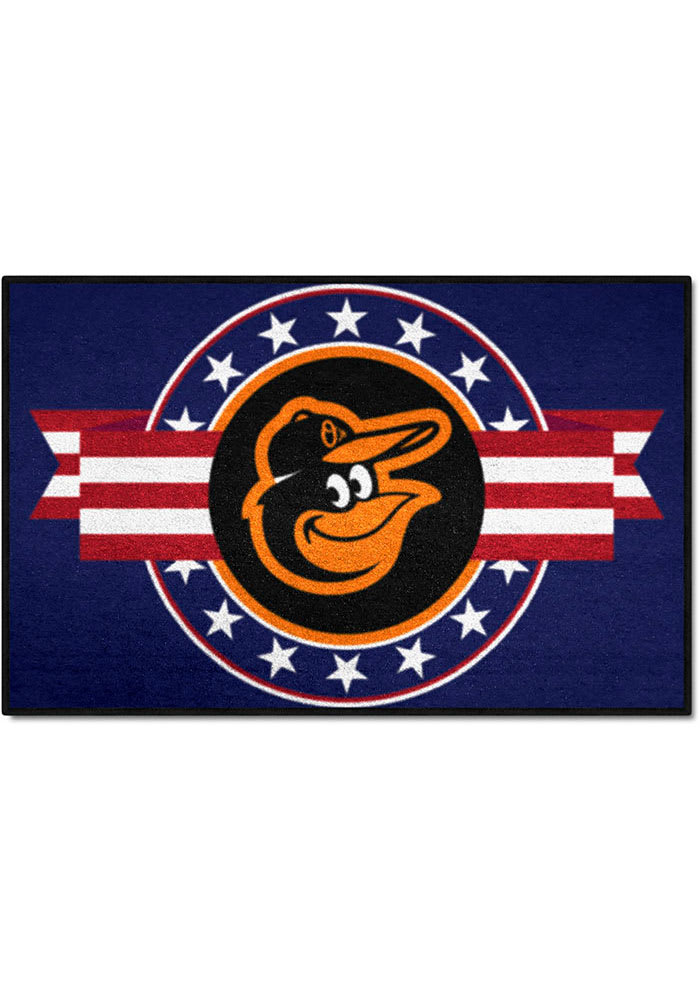 Baltimore Orioles Starter Patriotic Interior Rug