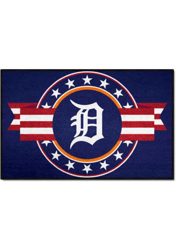 Detroit Tigers Starter Patriotic Interior Rug