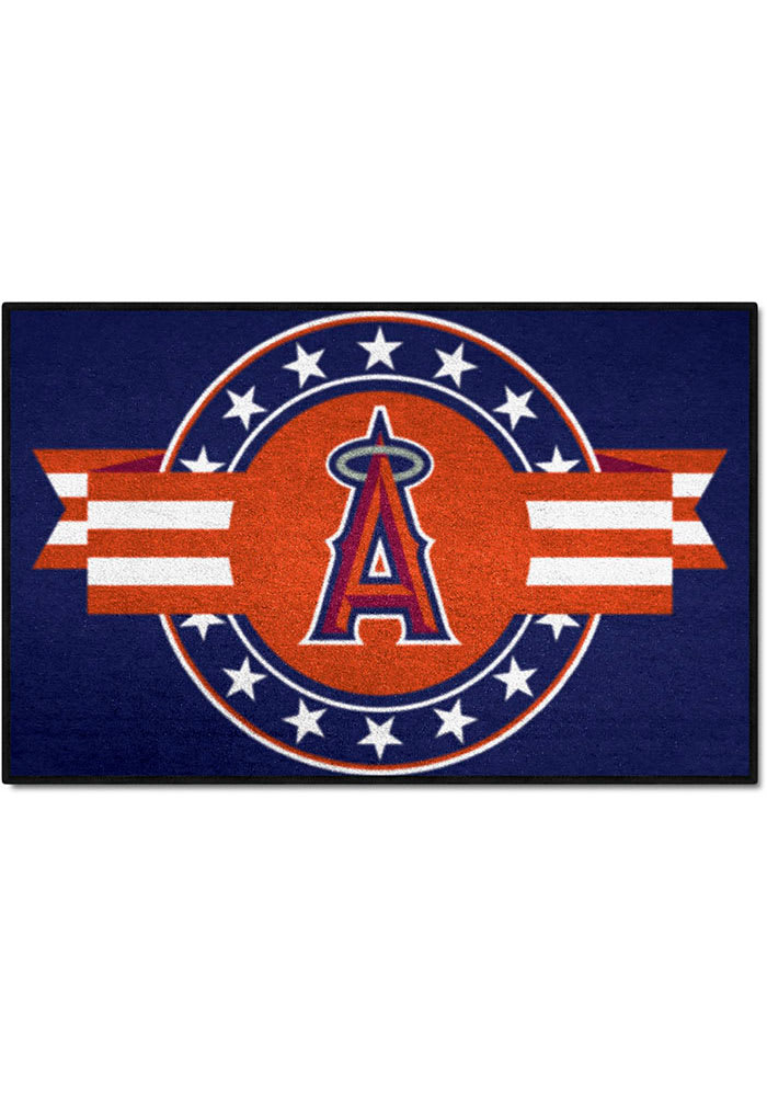 Los Angeles Angels Starter Patriotic Interior Rug